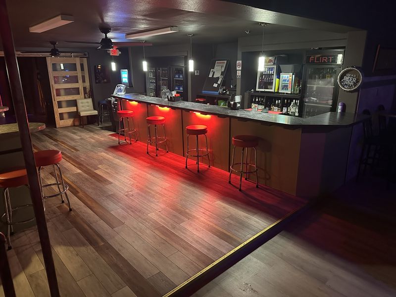 The bar at Flirt