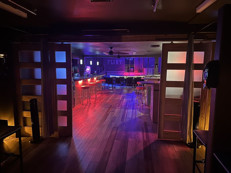 View from the back room at Flirt